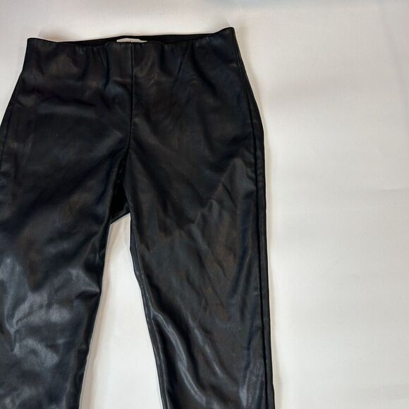 Velvet By Graham & Spencer Pants Womens Small Berdine Faux Leather Legging Black - Picture 3 of 13